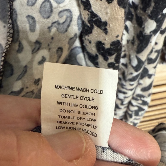 Elementz Animal Print Open Cardigan Scrunch Sleeves XL - Picture 7 of 9